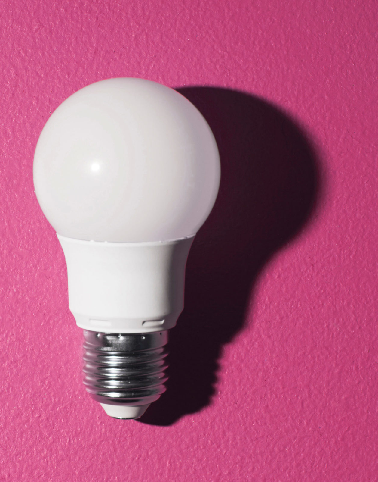 Close-up of LED bulb.