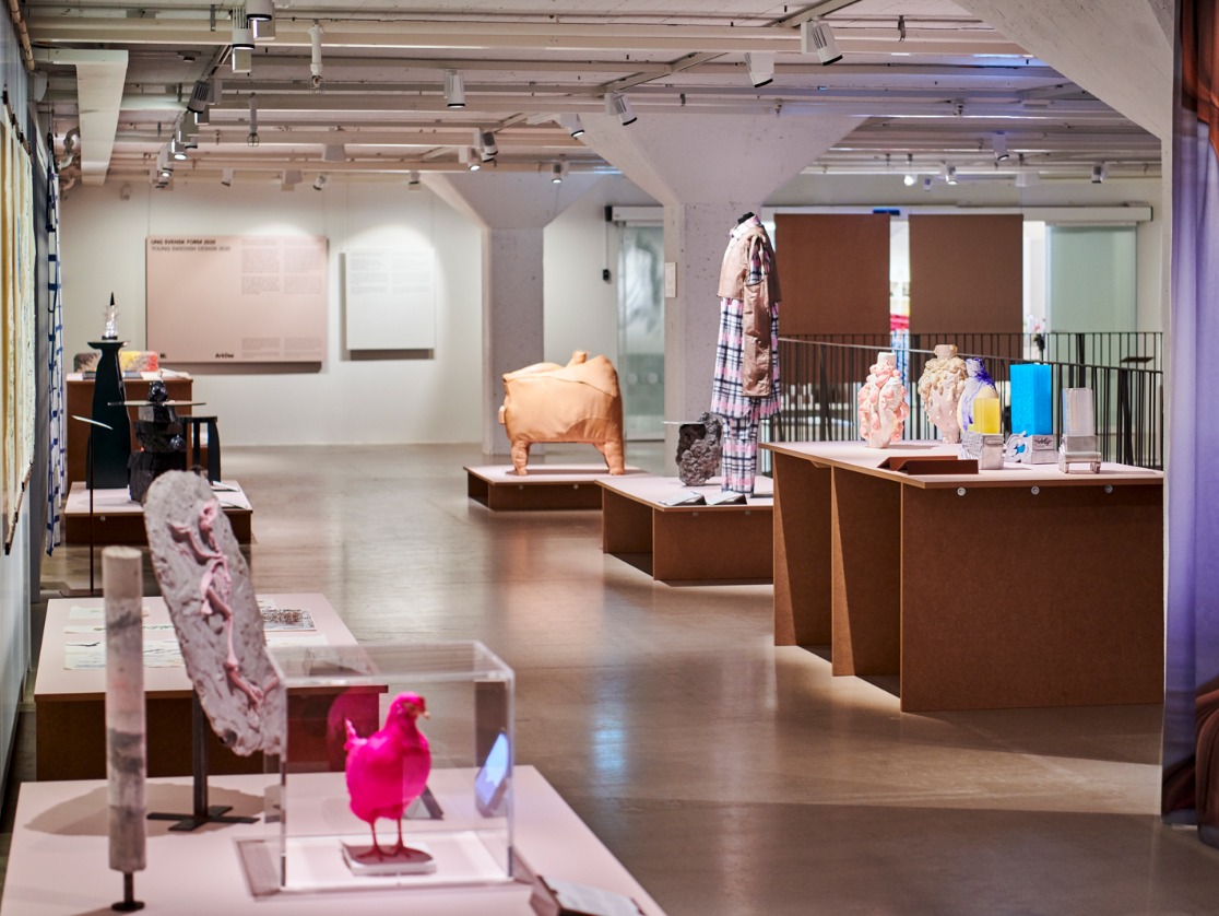 The “Young Swedish Design 2020” exhibition at IKEA Museum in Älmhult, Sweden.