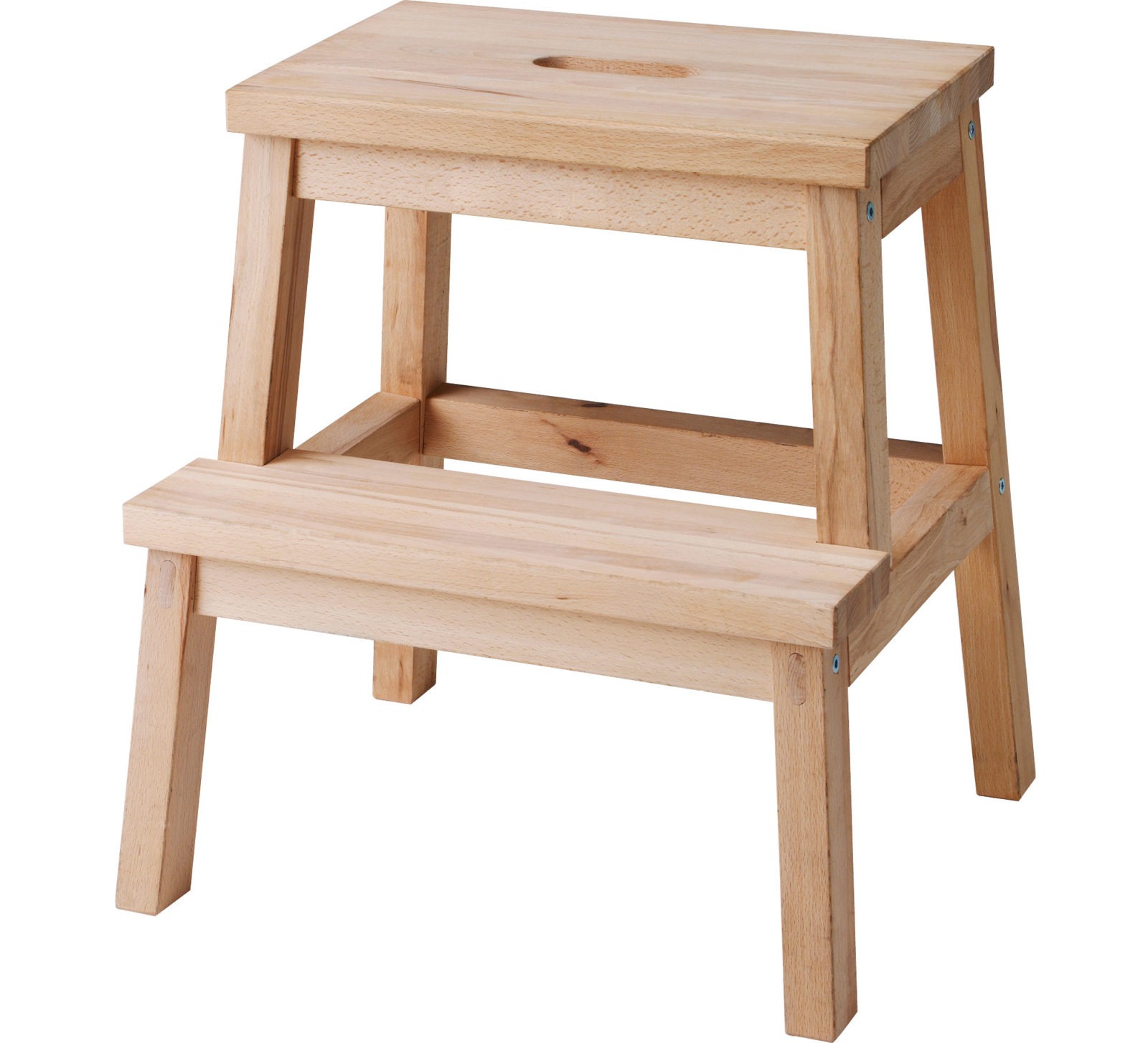 A step stool made of solid wood, BEKVÄM.