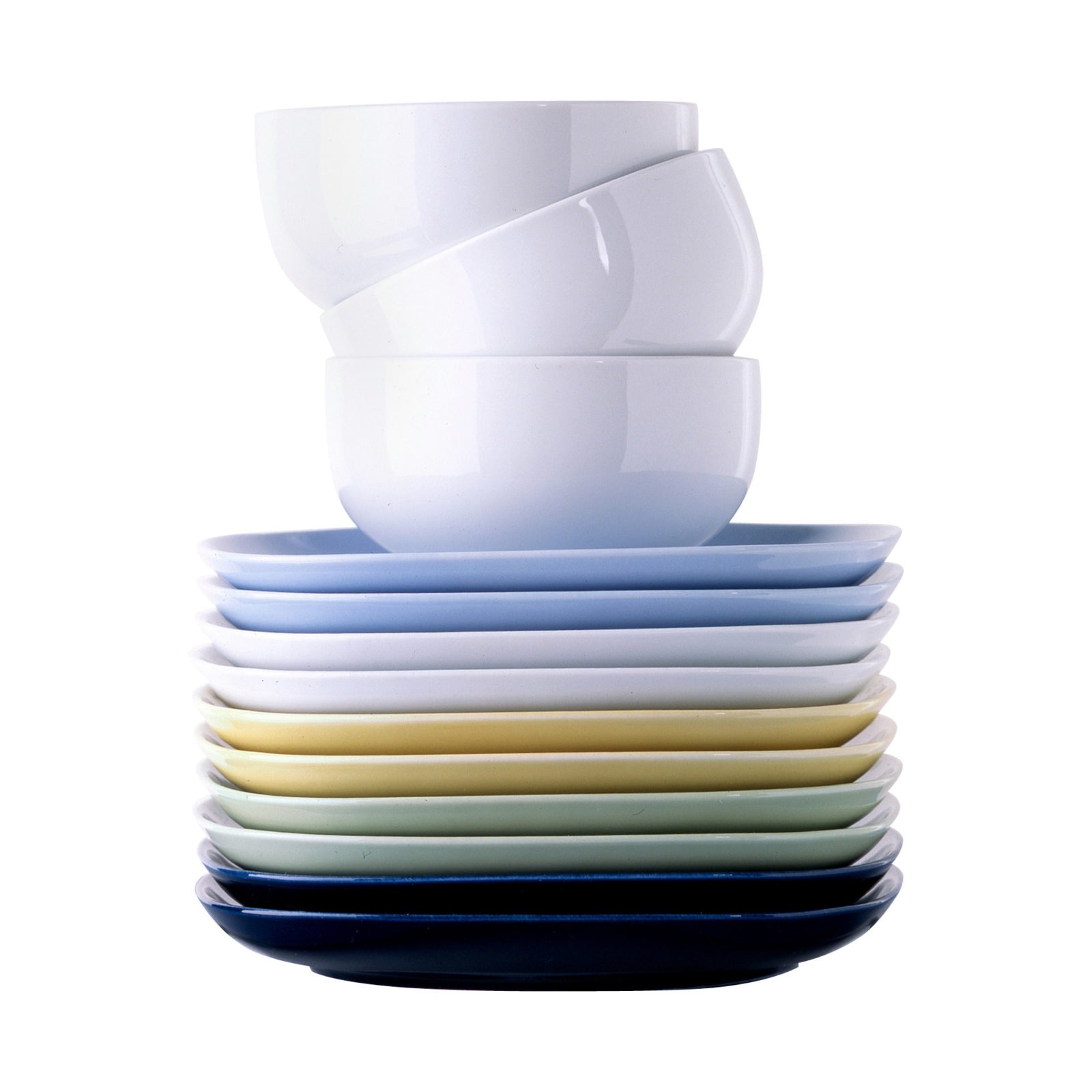 IKEA 365+ plates and bowls.