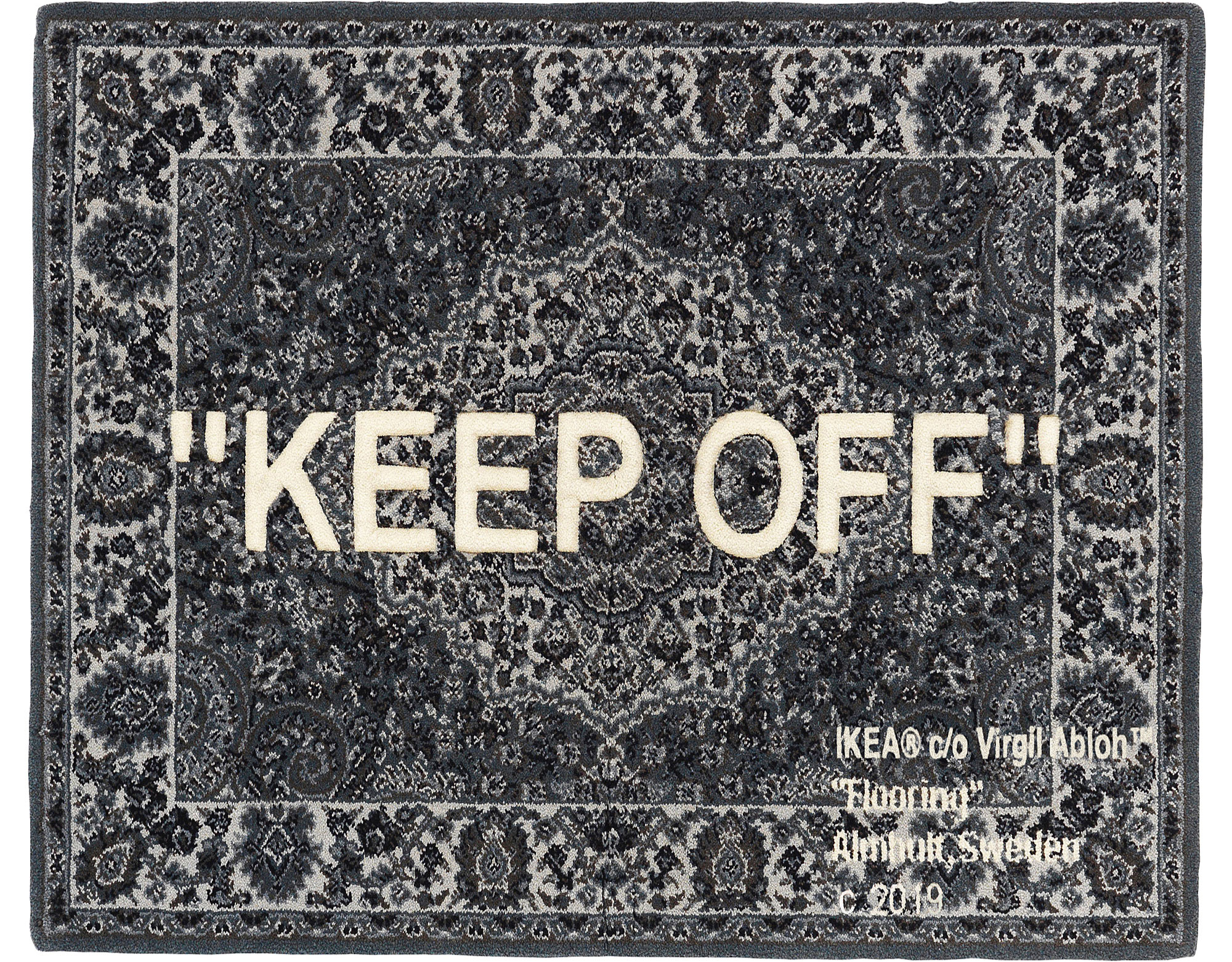 Virgil Abloh Ikea Wet Grass Rug - household items - by owner