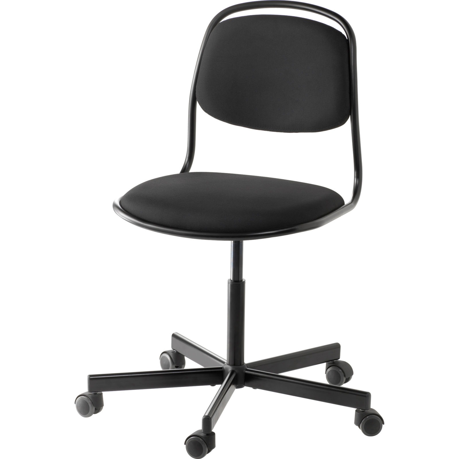 Basic black office swivel chair, ÖRFJÄLL.