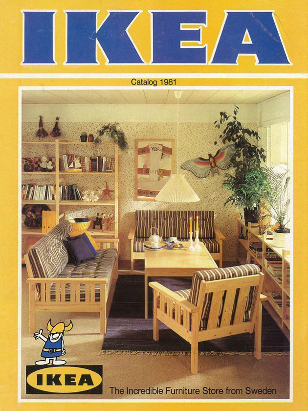 1981 års japanska IKEA katalog omslaget.
