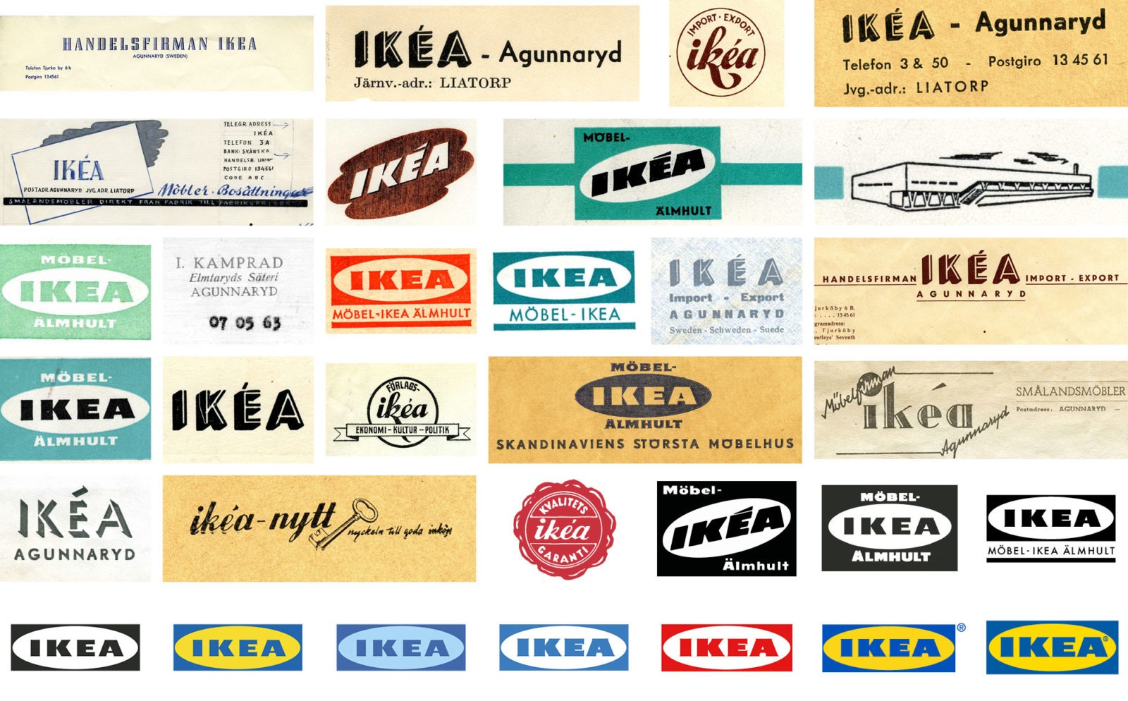 History Of The IKEA Logotype IKEA Museum