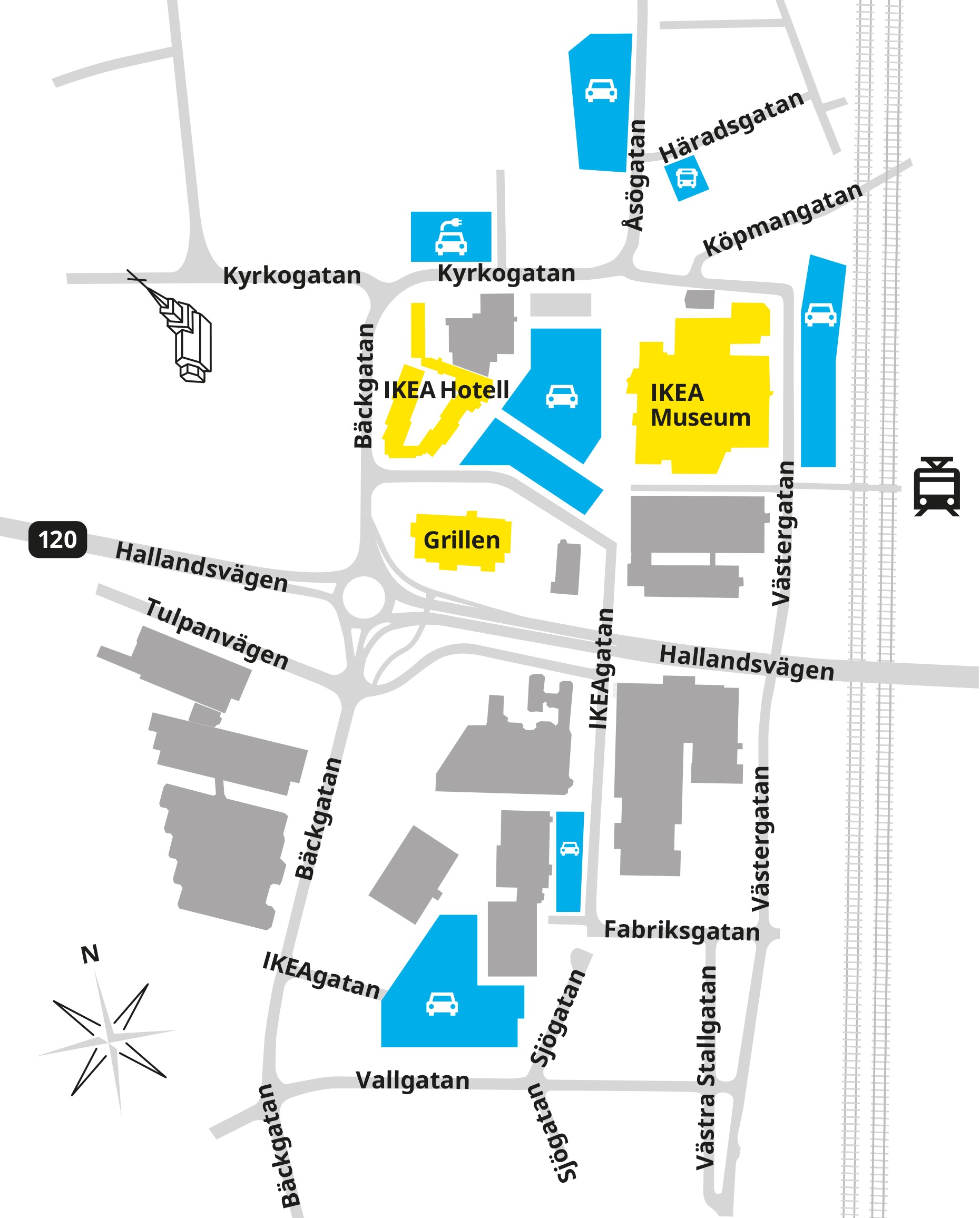 Parking Map IKEA Älmhult version 1