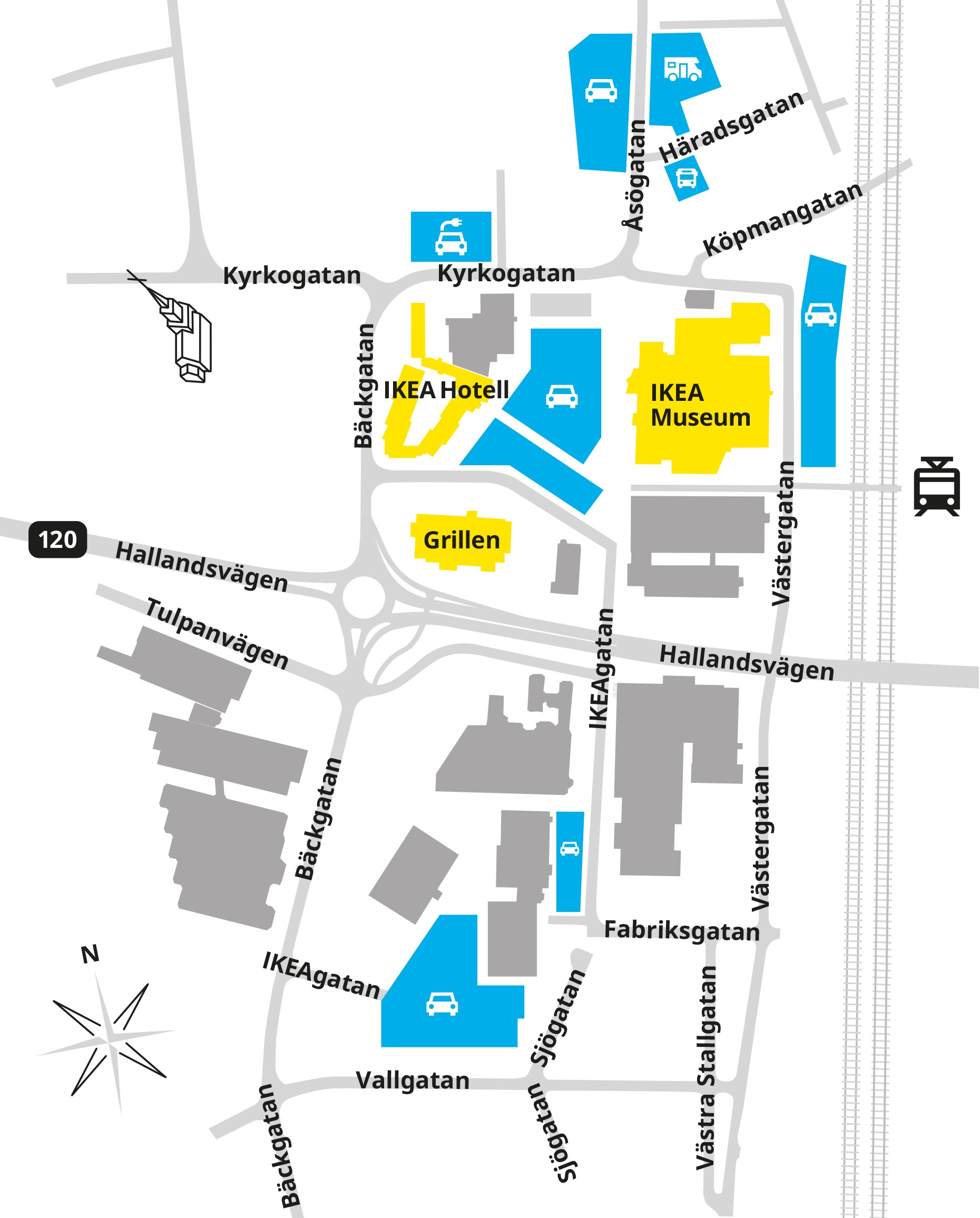Parking Map IKEA Älmhult version 1